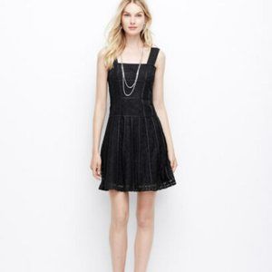 Ann Taylor - Size 10 Black Corded Lace Dress